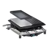Steba RC 4 Plus Deluxe Chrome raclettegrill, roestvrij staal/zwart