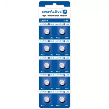 Alkaline mini batterijen AG5 blister 10 stuks