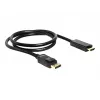 Displayport/HDMI-kabel DeLOCK 82586 1 m zwart