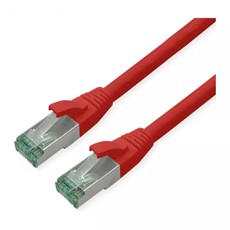 Netwerkkabel ROLINE Recycled Material 21.45.3216 RJ-45 Cat6a 7 m rood