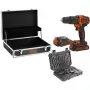 Boormachine Black & Decker BDCHD18B2FC-QW 18V Lithium-Ionen 2 batterijen