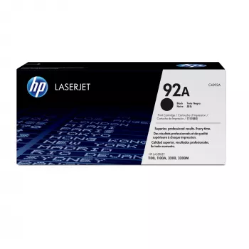 HP-toner C4092A (92A) – zwart – capaciteit: 2.500 pagina's (C4092A)
