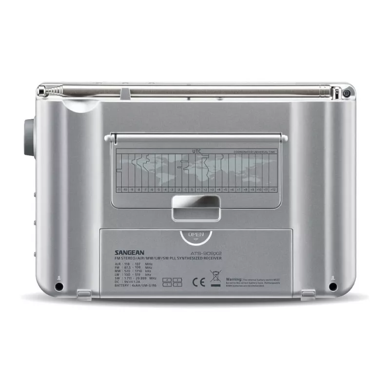 Draagbare radio Sangean ATS-909 X2 — wit — AM FM SW digitale tuner