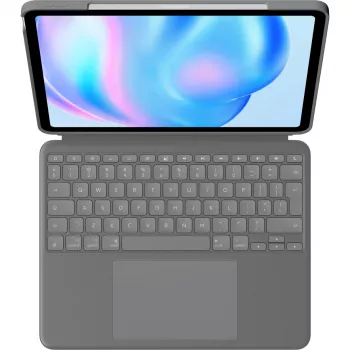 Logitech Combo Touch QWERTY US International Smart Connector grijs