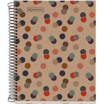 MIQUELRIUS collegeblok Eco Design 1 geruit DIN A5 binnenmarge (A615699)