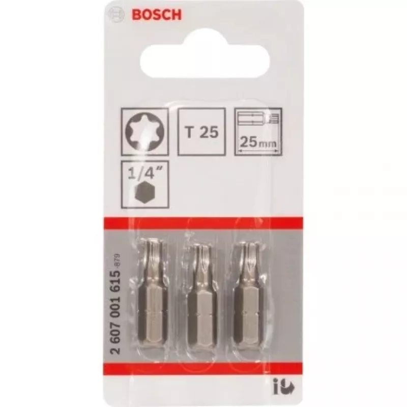 Bosch 2 607 001 615 schroefbit 3 stuks