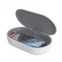 Devia draadloos oplaadstation met desinfectiebox, wit