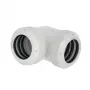 Barrow multi-link-adapter 90° 14mm voor AD hardtube wit TWT90KNS-K14