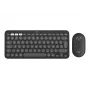 Logitech Pebble 2 Combo for Mac draadloos toetsenbord muis QWERTZ Duits grafiet