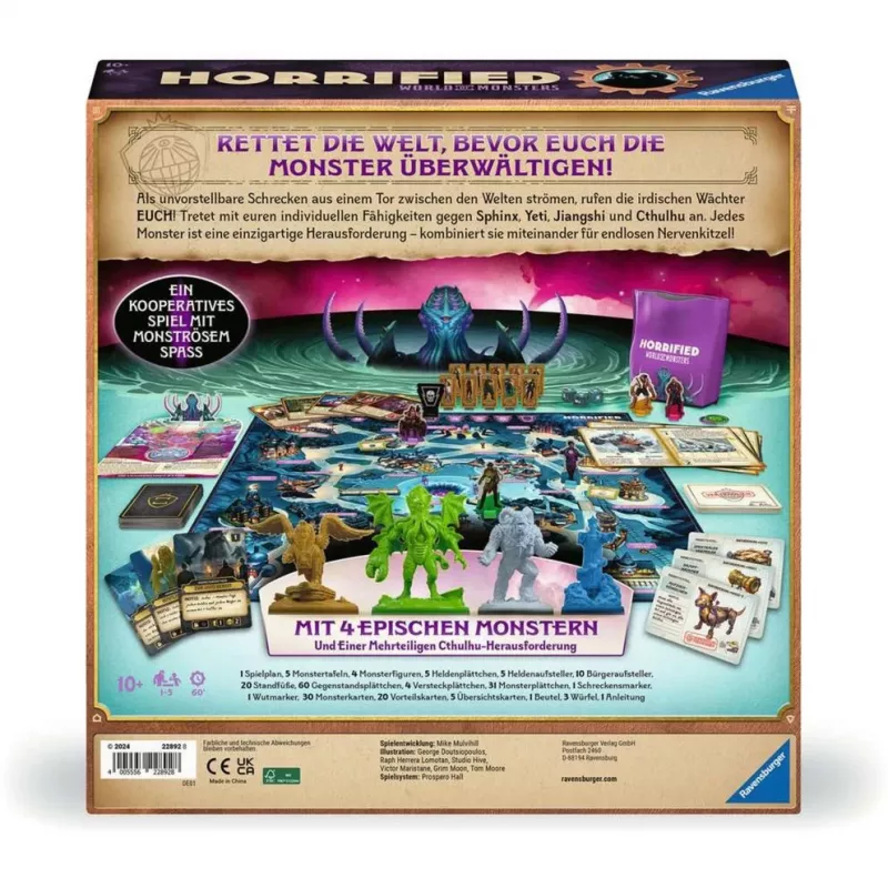 Horrified World of Monsters, gezelschapsspel