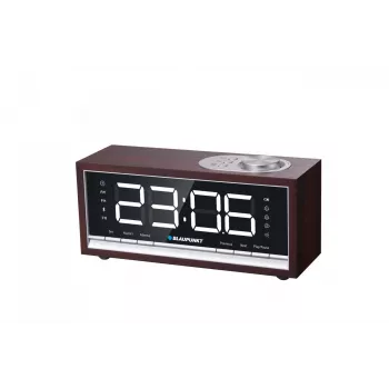 Draagbare radiowekker BLAUPUNKT CR60BT — FM PLL, Bluetooth, LED-display, 60 zenders geheugen, batterij/DC, CR2032 backup