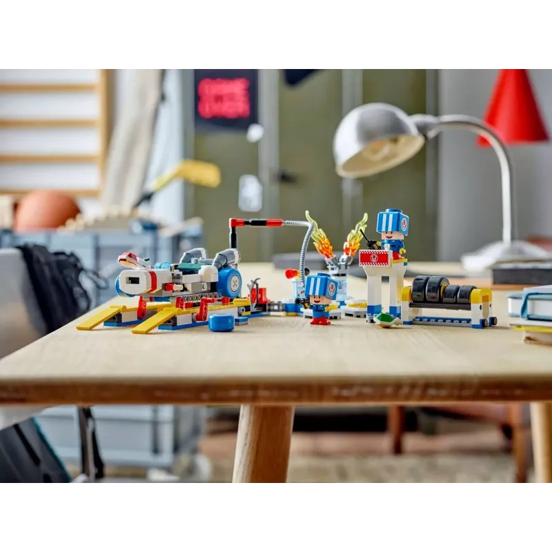 Constructiespeelgoed LEGO-set 72035 Super Mario Mario Kart Toads werkplaats, interactieve levels en figuren
