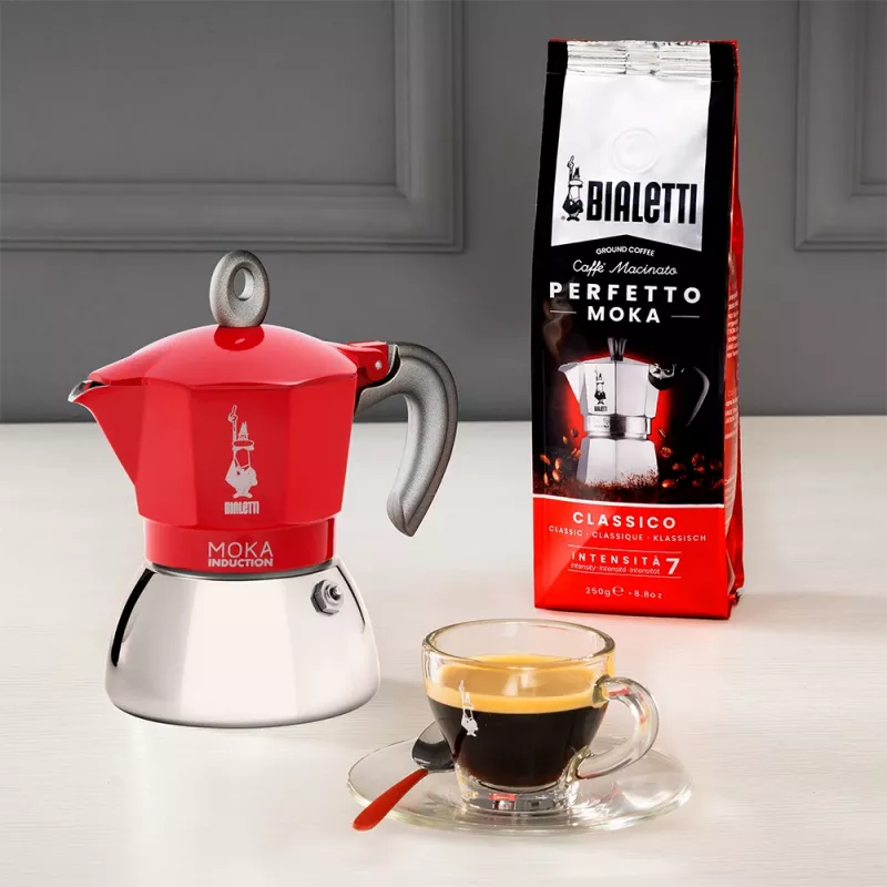 Bialetti Moka Induction mokakan 4 kopjes