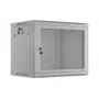 19 9U 600X 450 grijze wandmontage-rackkast geperforeerd