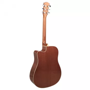 Elektro-akoestische gitaar V-tone VEAG1 CE 4/4 hout — full-size dreadnought, cutaway, sparrenhouten bovenblad, mahonie achterkant & zijkanten, ingebouwde voorversterker