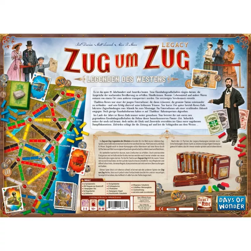 Ticket to Ride Legacy: Legends of the West, bordspel