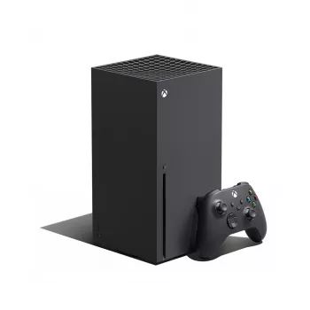 Spelcomputer Microsoft Xbox Series X — 1 TB SSD, AMD Ryzen Zen 2 3,8 GHz, AMD RDNA 2 (12 TFLOPS), 4K HDR, Wi‑Fi 5, Gigabit Ethernet, Blu‑Ray