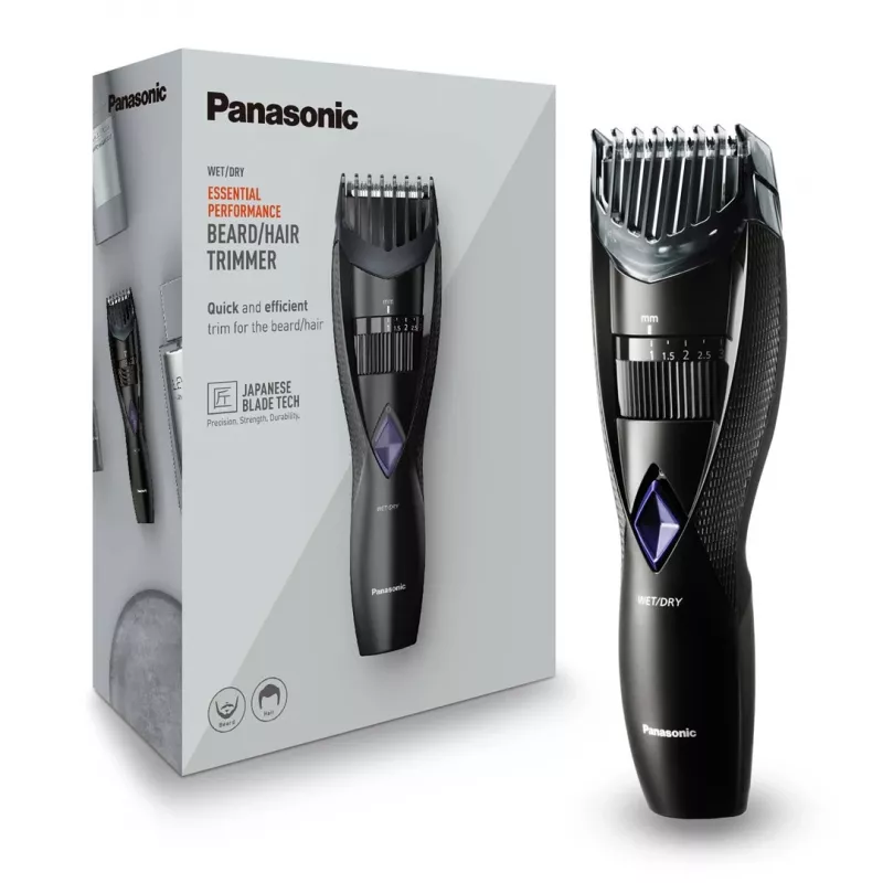 Panasonic ER-GB37 accu 20 1 cm nat & droog zwart
