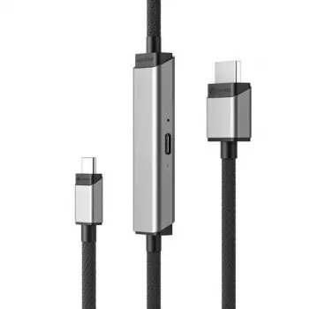 ALOGIC ULCHDPD01-SGR videokabel-adapter 1 m USB Type-C HDMI + USB zilver