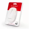 Draadloze muis GEMBIRD MUSW-4B-01-W, dubbelhandig, optisch 1600 DPI, 4 knoppen, RF Wireless, wit