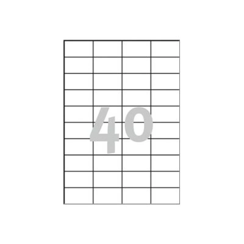 Avery Zweckform 3651 universele etiketten 52,5 x 29,7 mm 100 vel wit