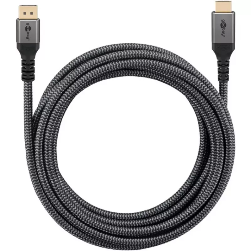 Goobay 65270 video-kabel-adapter 3 m DisplayPort HDMI grijs (65270)