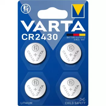 Knoopcelbatterij Varta CR2430 3V 290mAh lithium-knoopcel