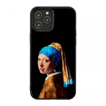 iKins hoesje voor Apple iPhone 12 Pro Max met design Het meisje met de parel