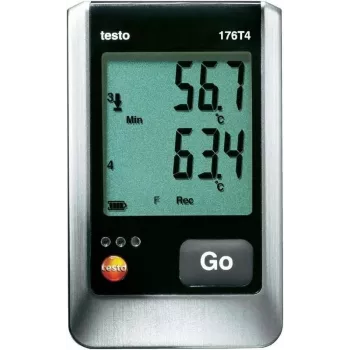 TESTO Temperatuur-datalogger 176 T4 (0572 1764)