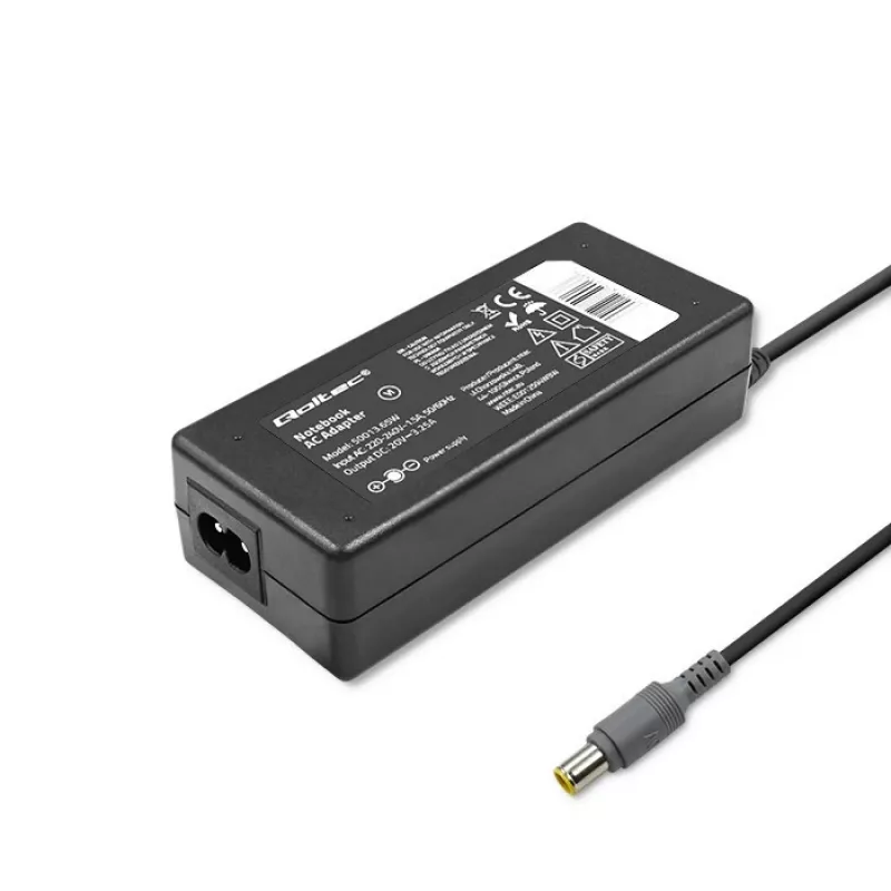 Qoltec voeding voor IBM 65W 3,52A 20V 7,9x5,5 + pin IBM 50013.65W