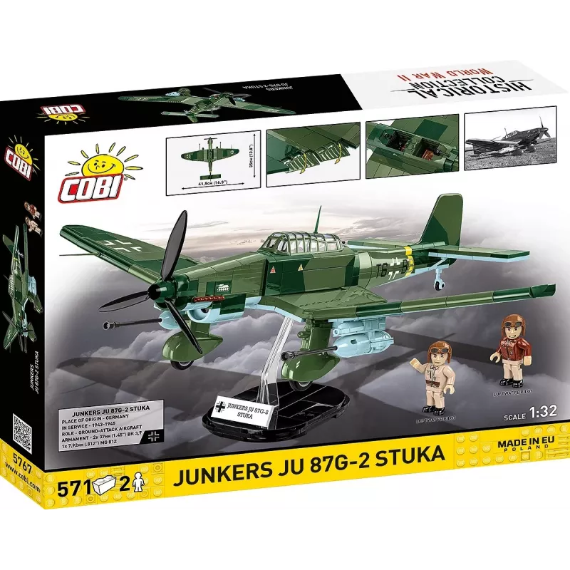 Bouwpakket Cobi Blocks Junkers JU 87G-2 Stuka 571-delig modelbouwpakket