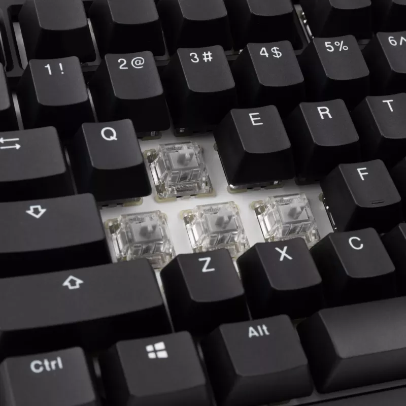 Ducky Tinker 75 toetsenbord gaming USB US Engels zwart