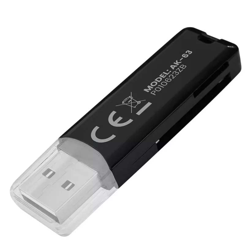 SD-kaartlezer, USB 2.0, 480 Mbit/s, AK-63 Savio SAVAK-63