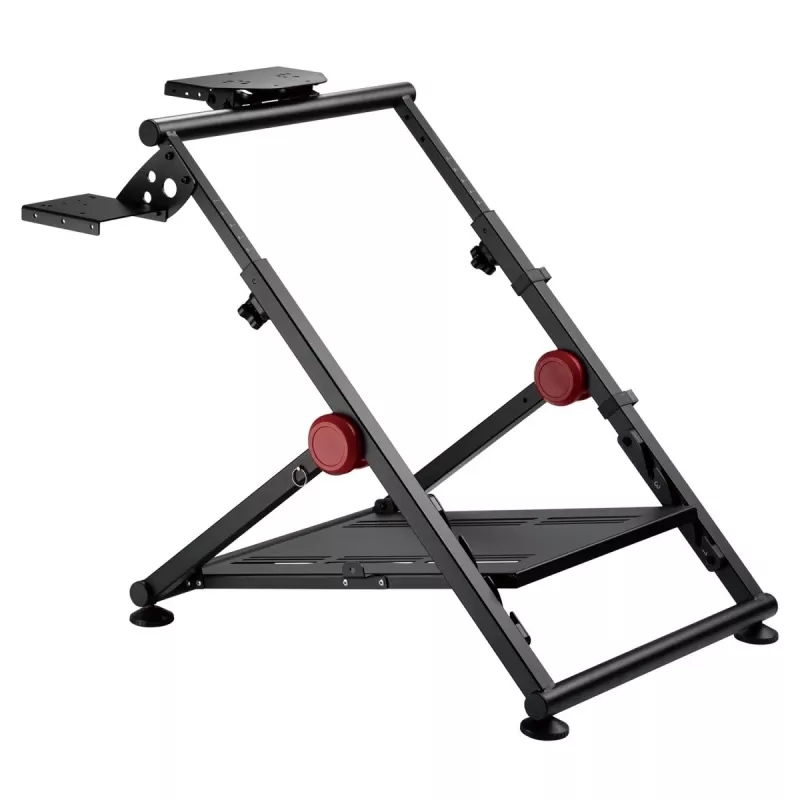 NanoRS RS155 opvouwbare stalen gaming-stuurstand pedalen houder verstelbaar antislip
