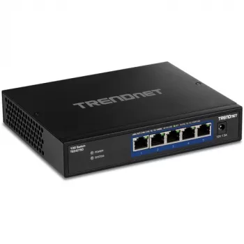 Netwerkswitch Trendnet TEG-S750 10G Ethernet 5 poorten zwart