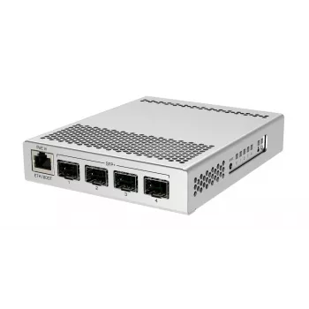MikroTik | switch | CRS305-1G-4S+IN | web-managed | desktop | 1 Gbps (RJ-45) poortaantal 1 | SFP+ poortaantal 4