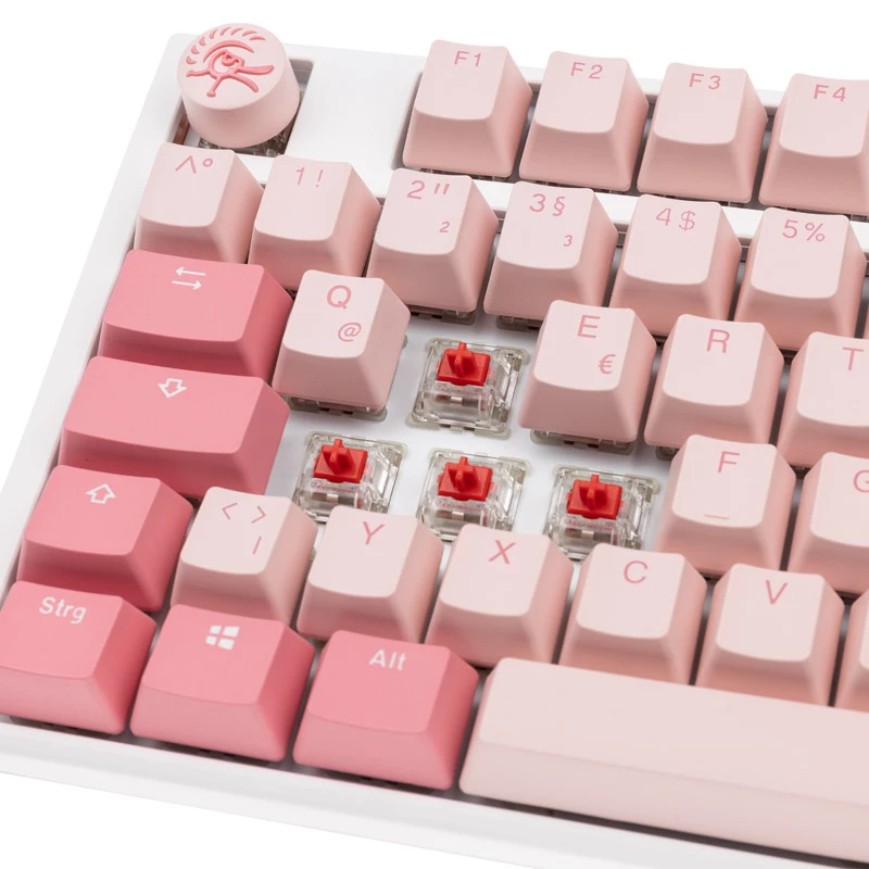Ducky One 3 TKL Gaming-toetsenbord USB QWERTZ Duits Roze