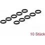 O-ring Navilock 12680 zwart silicone 6,5 mm