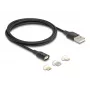 USB-kabel DeLOCK 88165 1 m USB A zwart