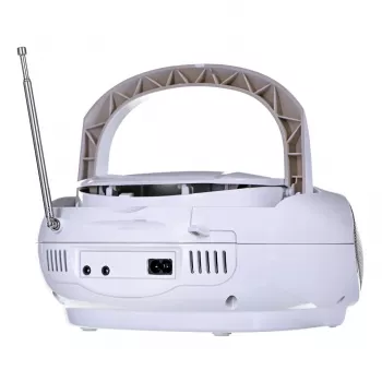 Blaupunkt BB7-WH draagbare stereoset digitaal 2.4 W FM grijs MP3-weergave