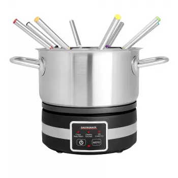 Elektrische fondue Gastroback 42568 1,8 l 8 personen zwart RVS