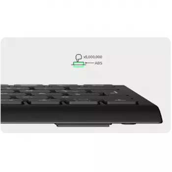 KeySonic KSK-5011ELC (DE) toetsenbord thuis USB QWERTZ Duits zwart