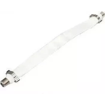 Kabel e p FD 2 — F-op-F-flatkabel, bus/bus-stekker, 0,2 m, wit
