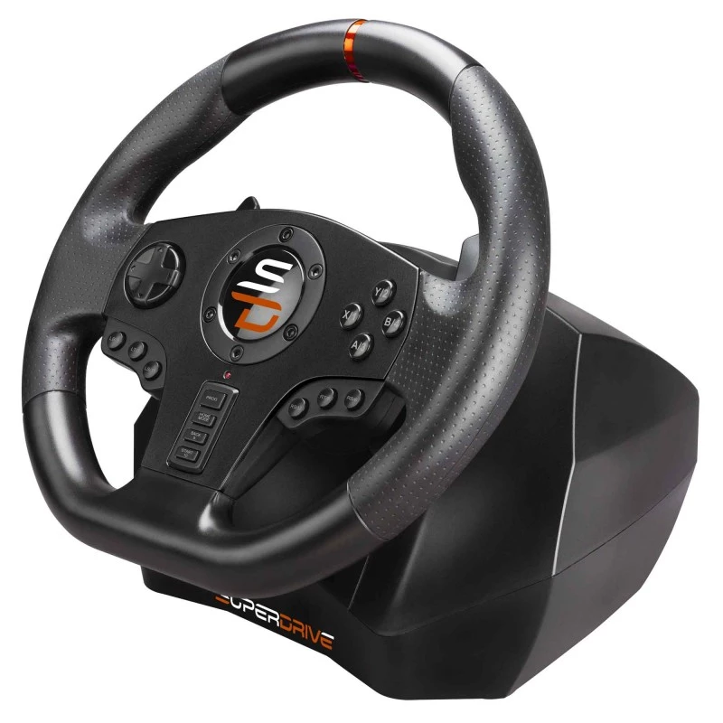 Subsonic SA5595-PC gaming controller zwart USB stuurwiel + pedalen