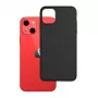Matte silicone case 3mk voor iPhone 13 zwart
