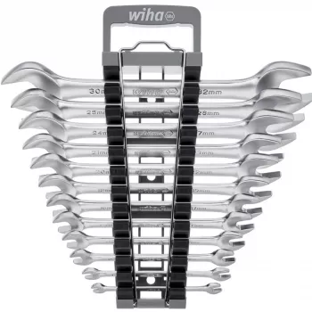 Steeksleutelset Wiha 44753 — 12-delig, sleutelwijdtes SW 6–32 mm