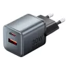 Vention FEWH0-EU 30W GaN-oplader — 1× USB-C, 1× USB-A, 30 W, zwart