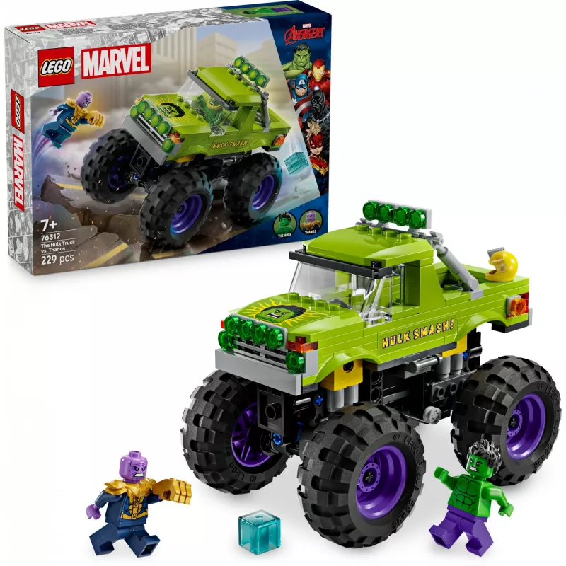LEGO MARVEL 76312 De Hulk-truck vs. Thanos