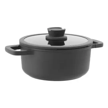 Kookpan STONE+ met deksel 24 x 11 cm 4,4 l