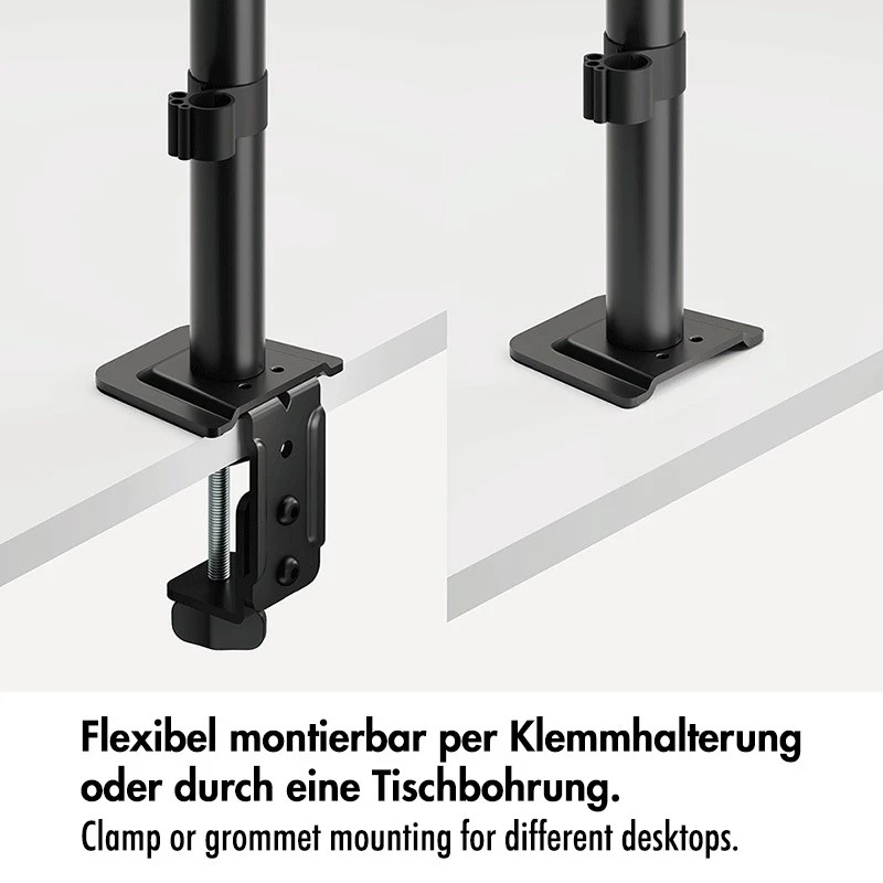 Monitorarm 17-32 inch, max. 10 kg, staal